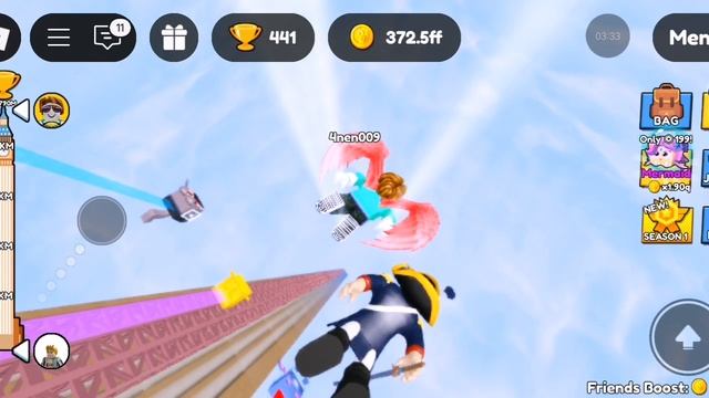 Играю спрыгни с башни в роблокс
