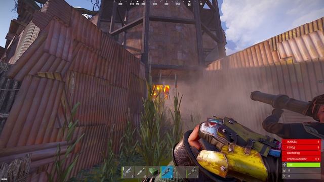 Raid Железной базы! Rust..