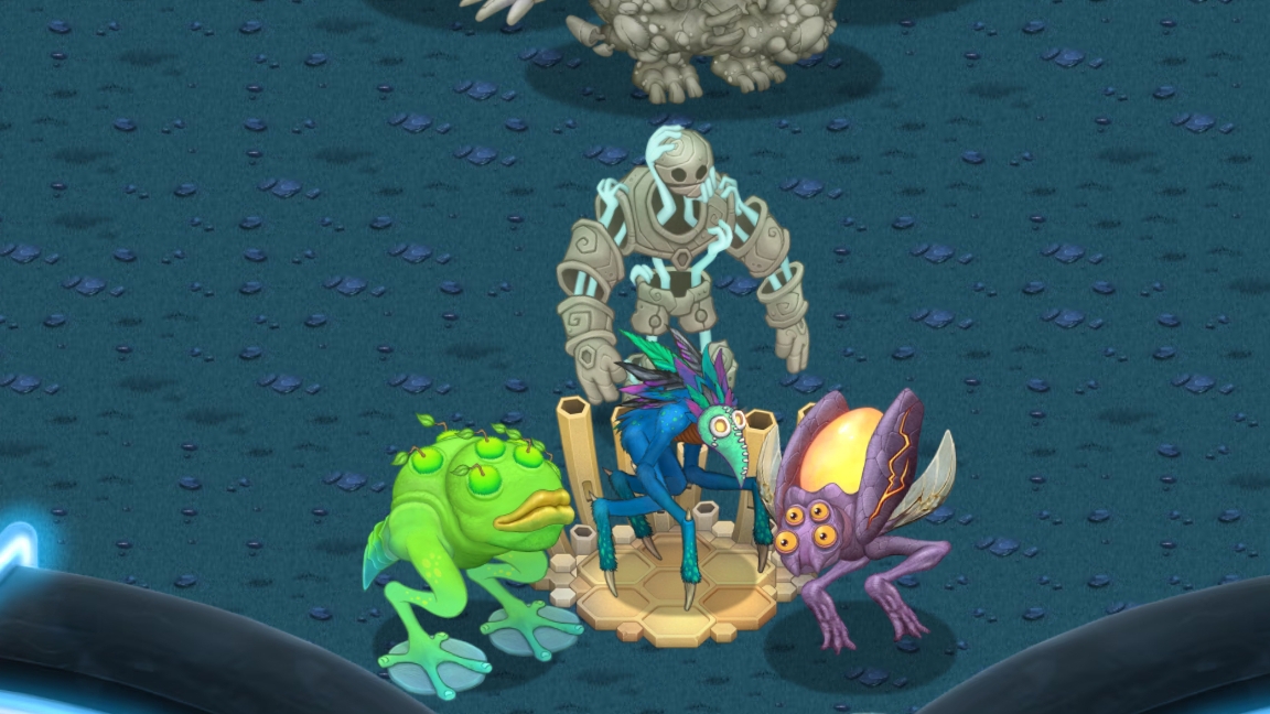 Вывел Гомункула,Брампа,Зинта,Повека в My Singing Monsters