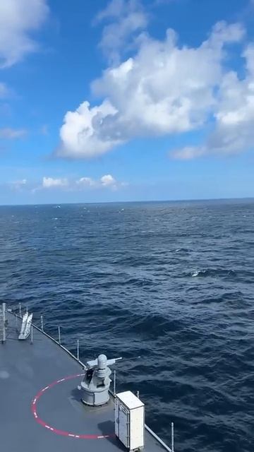 Су-24 в Балтийском море, видео с американской стороны
