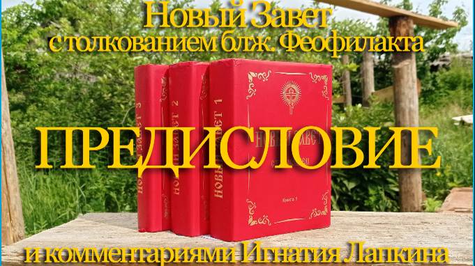 Новый Завет с толкованием (Предисловие)