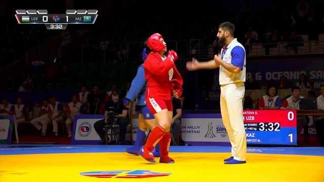 ISMATOVA (UZB) vs ASSANKYZY (KAZ). Asia & Oceania SAMBO Championships 2025