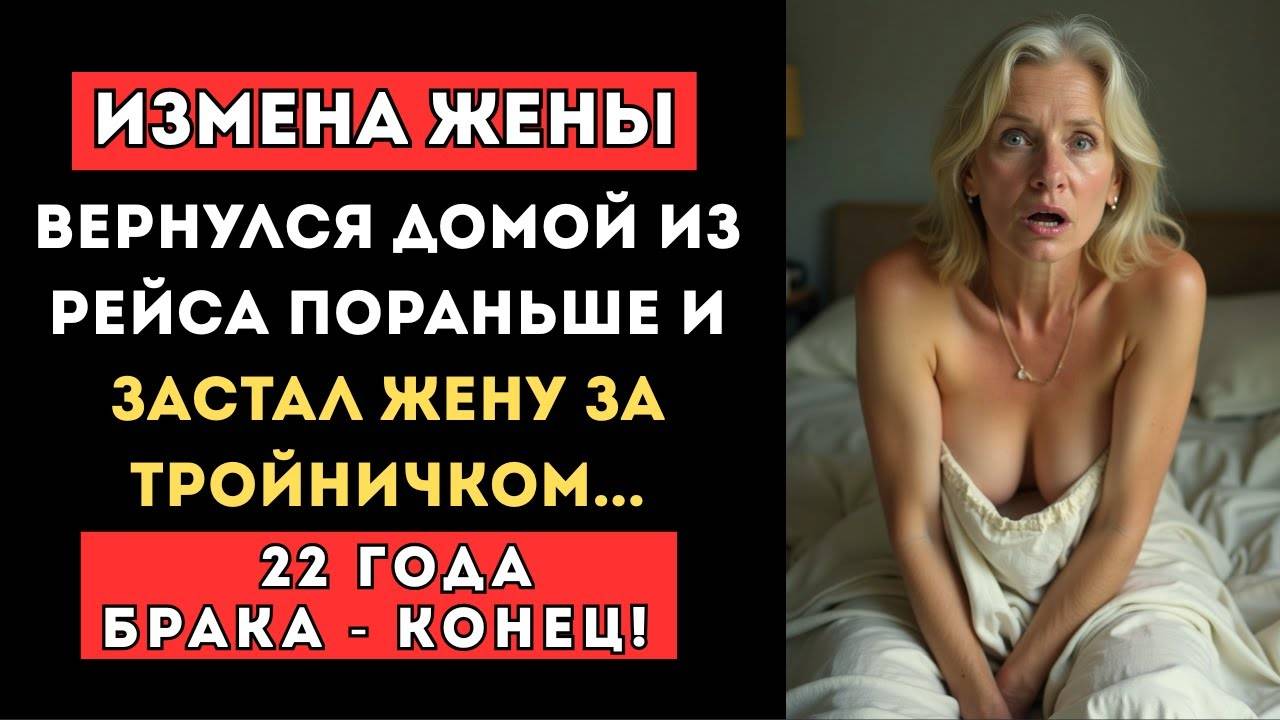 😲 Вернулся Домой Раньше и Застал Жену с ТРЕМЯ Мужчинами в Постели. Измена жены, семейная драма