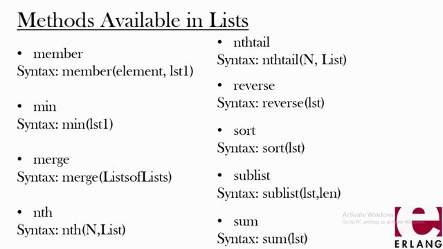 31 - Various Methods in Lists