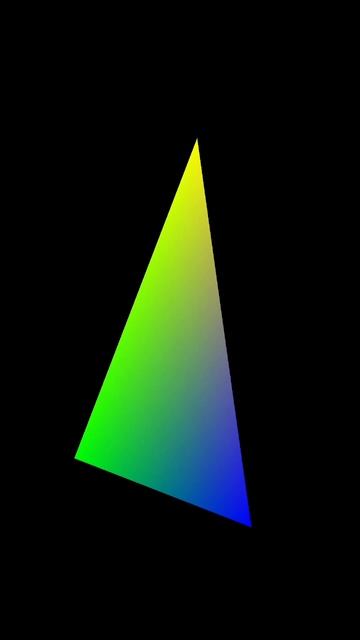 Моë первое приложение для телефона на OpenGL
