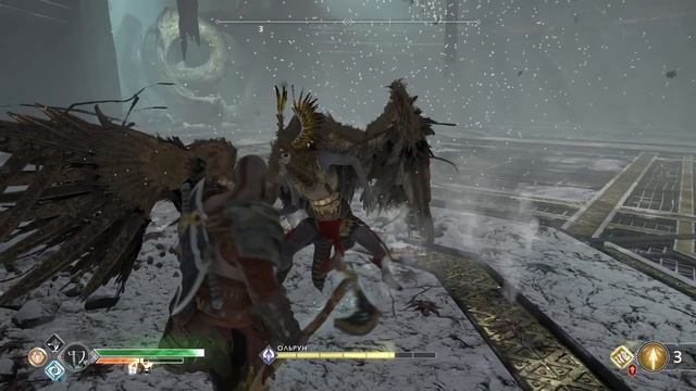 Как_убить_Валькирию_Ольрун_в_God_of_War_на_Харде