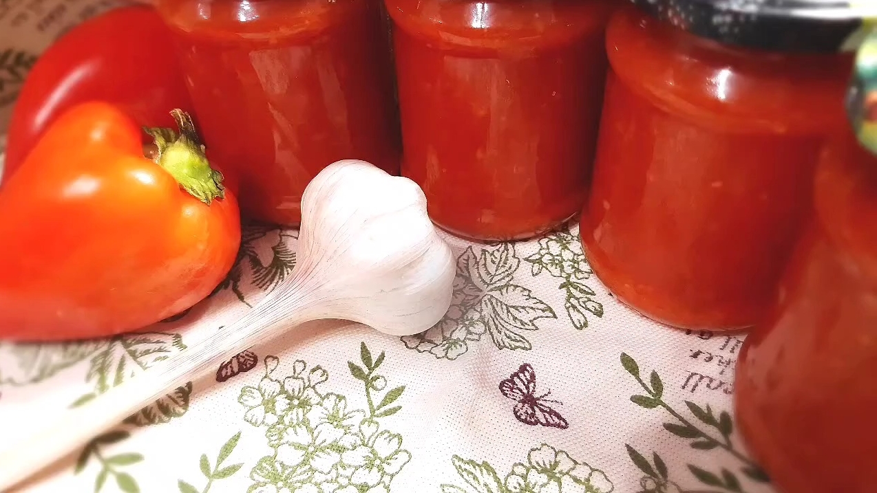 Аджика из Перца Без варки 🌶 Витаминная бомба