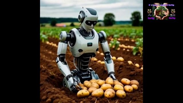 Как искусственный интеллект видит сбор картошки?
