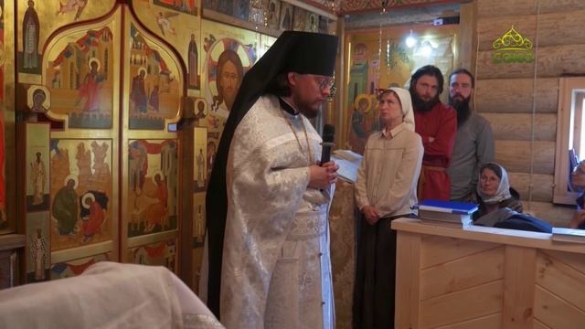 Спустя 100 лет поругания в Дионисиево-Глушицком монастыре вновь была принесена бескровная жертва