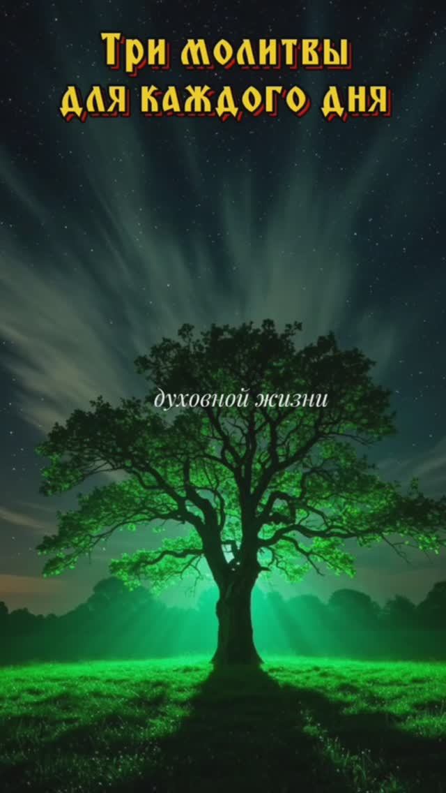 Три молитвы для каждого дня