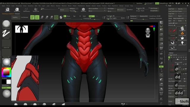 11. Hip Armor Modelling