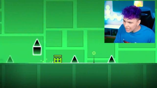 Милс PLAY - ПРОИГРАЛ - Кубик ЛЬДА в ШТАНЫ 流 Geometry Dash Challenge