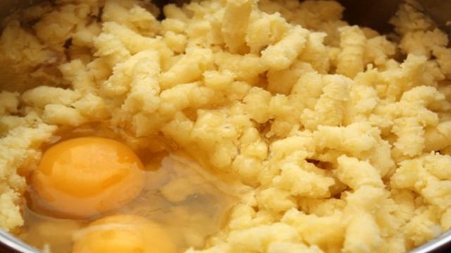 Картофельные котлеты из пюре