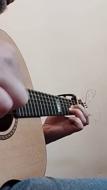 Фрагмент пьесы для гитары - Guitar piece fragment