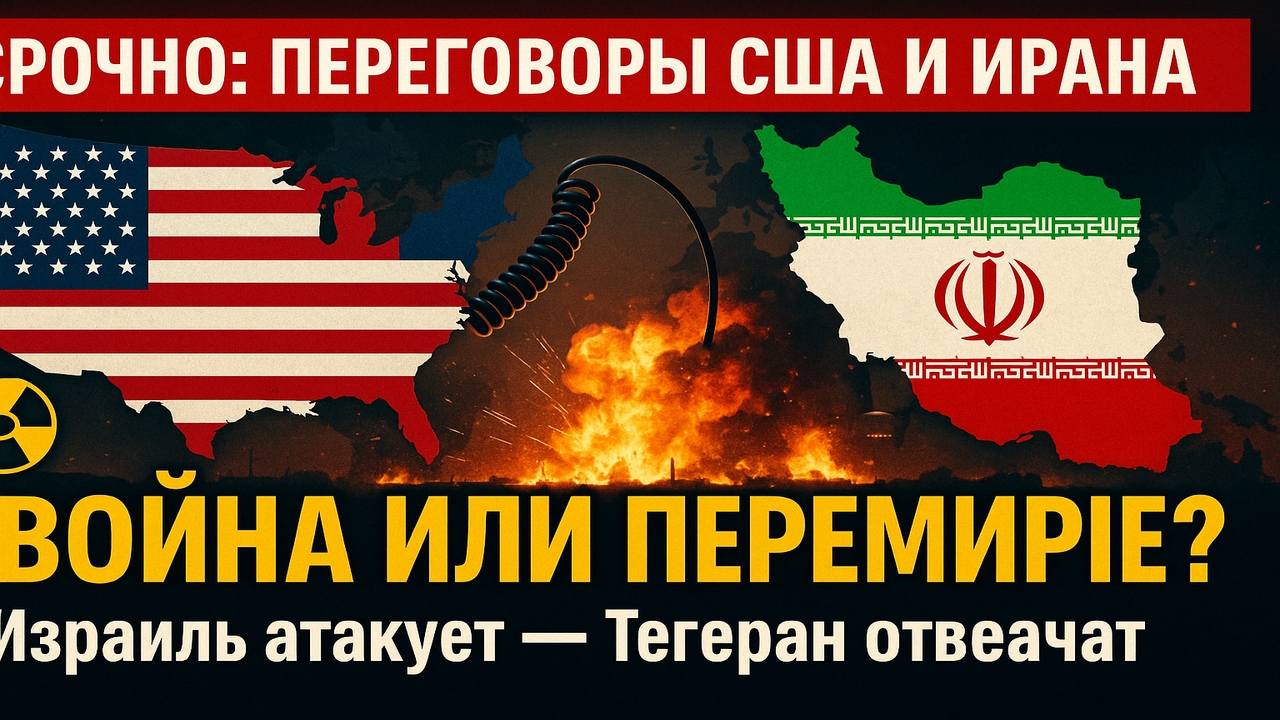 🚨 Срочно! Иран и США провели прямые переговоры на фоне войны с Израилем