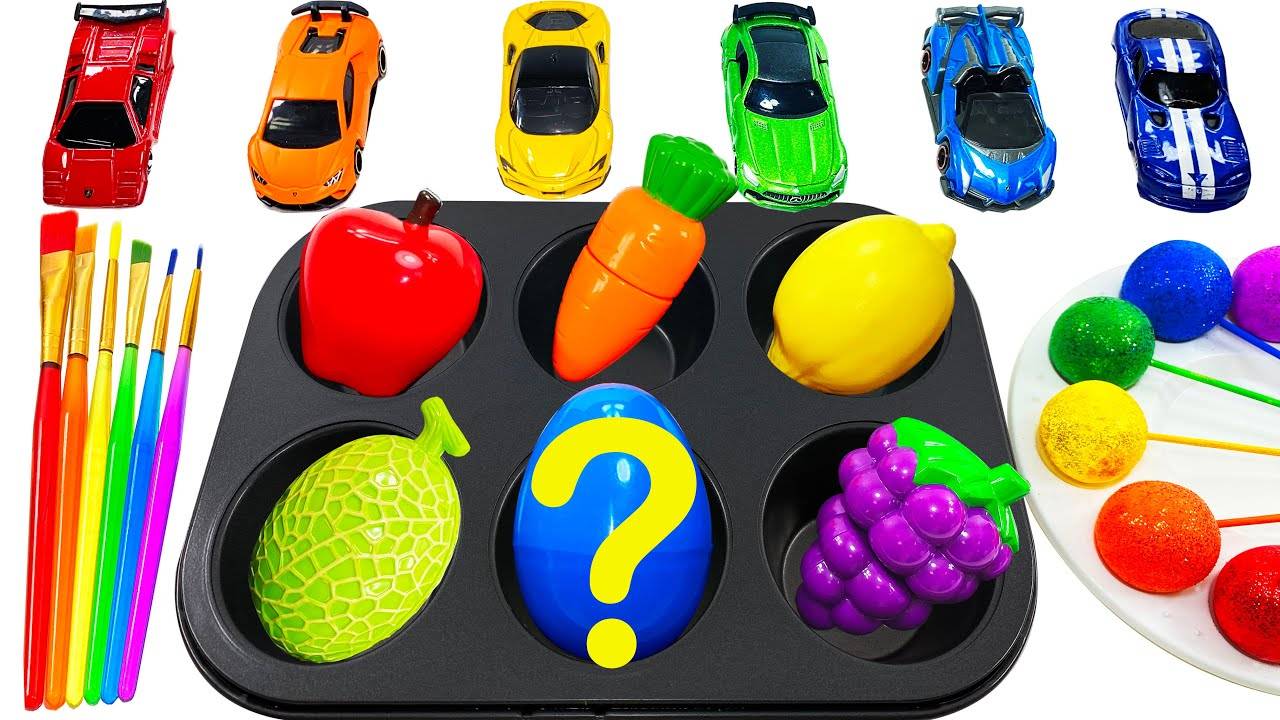 КАК СДЕЛАТЬ РАДУГУ ИЗ ФРУКТОВ. МУЛЬТИК ДЛЯ ДЕТЕЙ