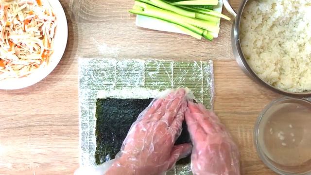 РОЛЛЫ КАЛИФОРНИЯ С КУНЖУТОМ В домашних условиях. Простой рецепт .