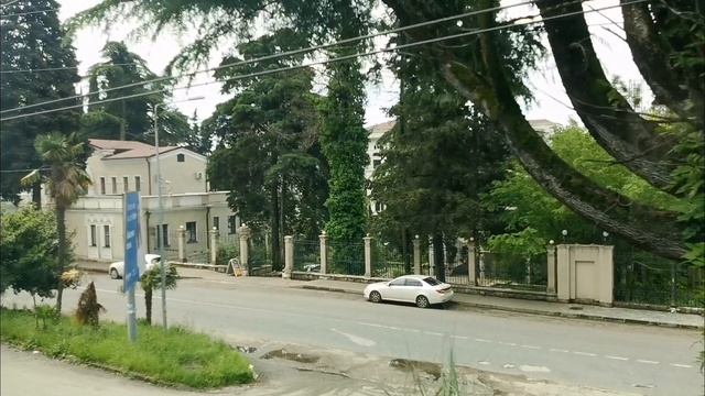 Гагра из окна поезда!)