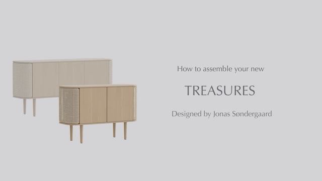 Инструкция по сборке Treasures 2 Doors Cabinet