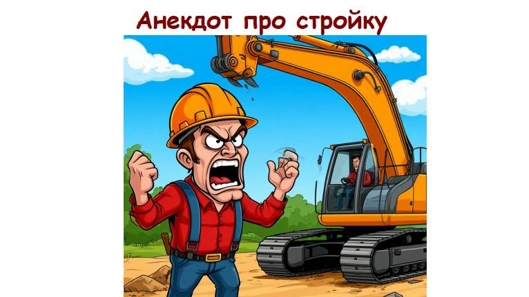 Анекдот про стройку