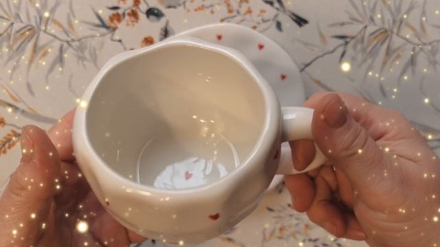 распаковка чашки с блюдцем ☕️