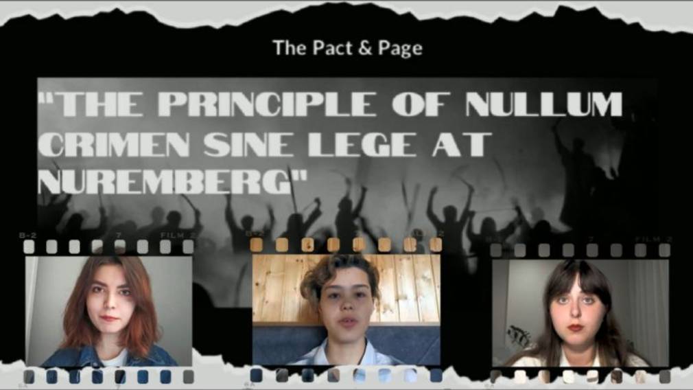Проект The Principle of Nullum Crimen Sine Lege at Nuremberg
(на английском языке)
