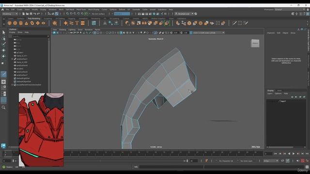 8. Neck Armor Modelling