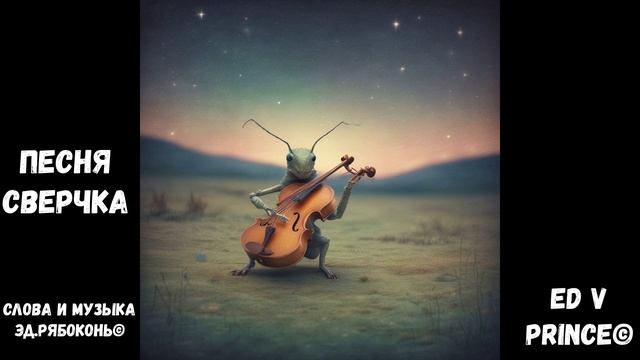 "Песня сверчка" студия Ed V Prince© для детей.