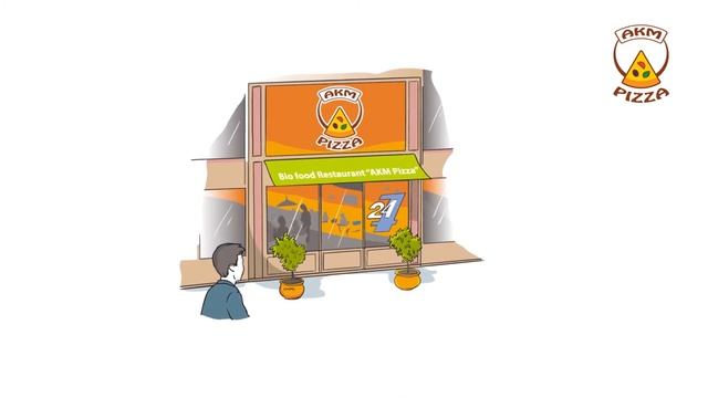 Умный био фуд ресторан "AKM Pizza"