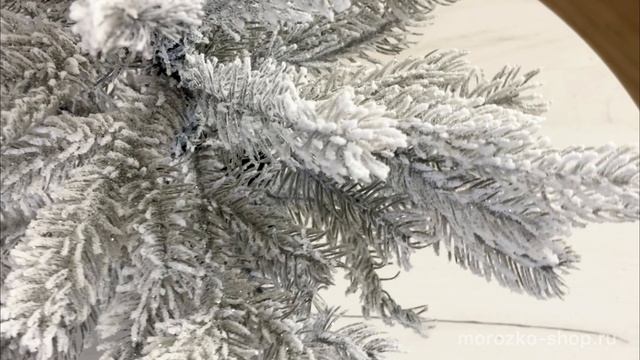 Настольная елка в горшочке ГРАНДИС, заснеженная, хвоя литая+ПВХ, 45 см, 681481