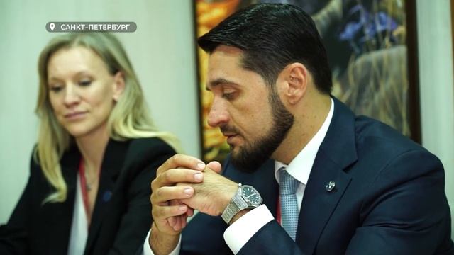Делегация Республики Алтай подписали первые соглашения на международном форуме в Санкт-Петербурге