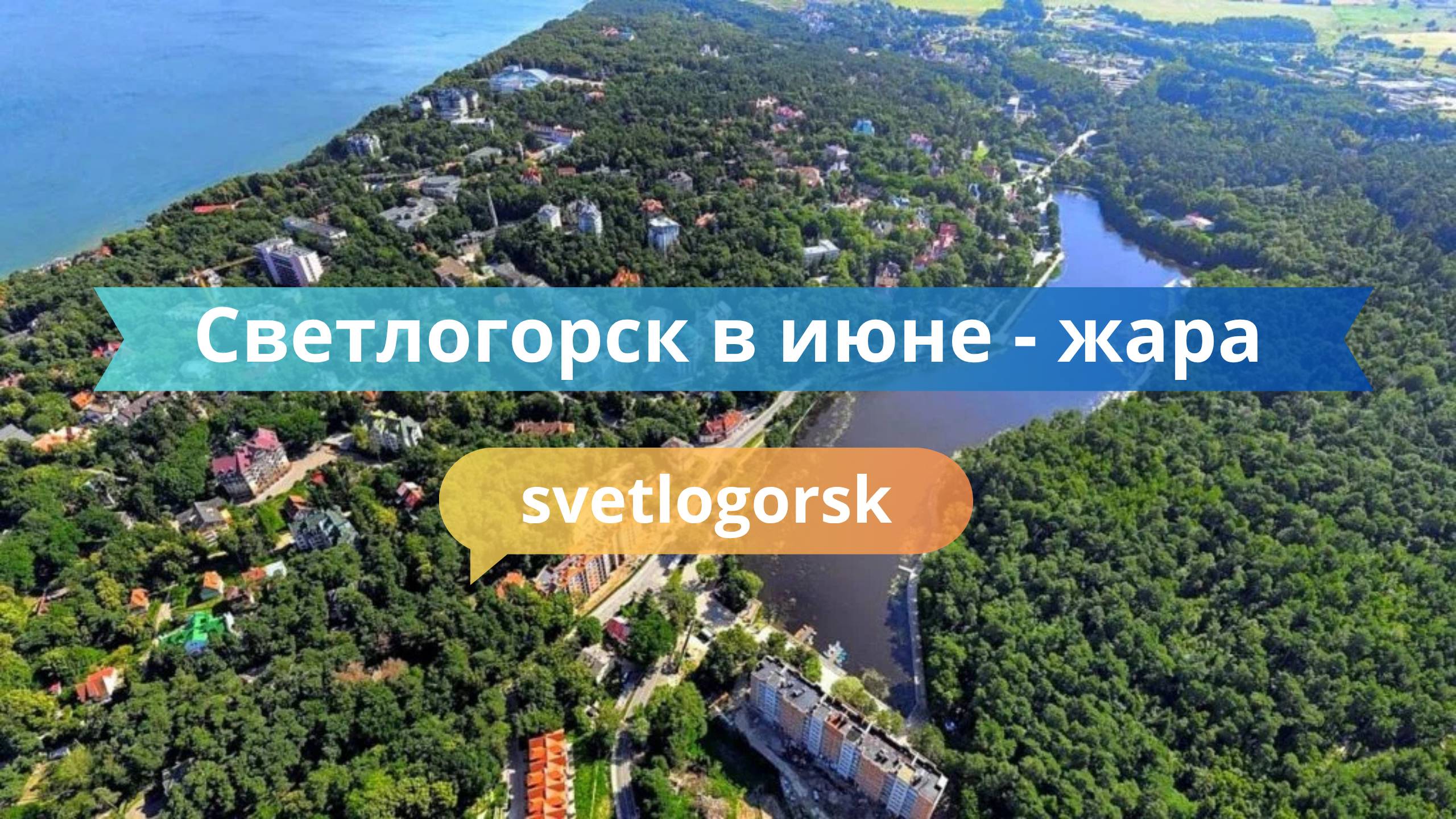 Светлогорск в июне — город между лесом и морем