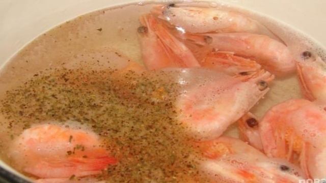 Картофельные крокеты с креветками