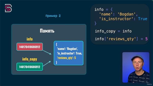 83. Поведение изменяемых объектов.