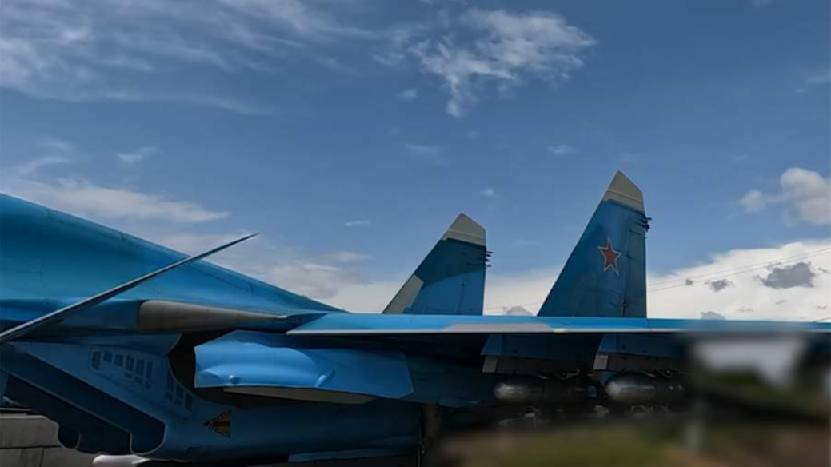 Экипаж истребителя Су-34 нанес удар по пункту временной дислокации ВСУ