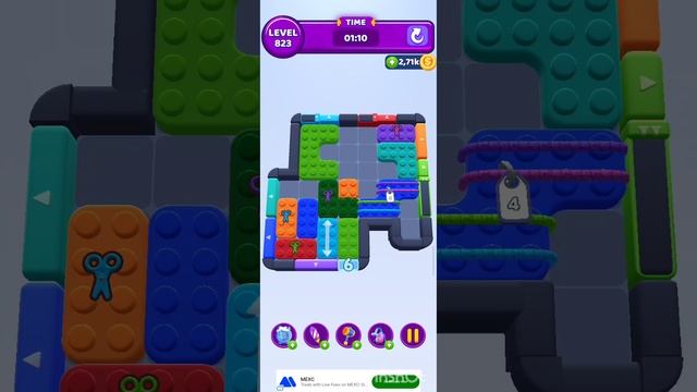 color block jam 823 уровень