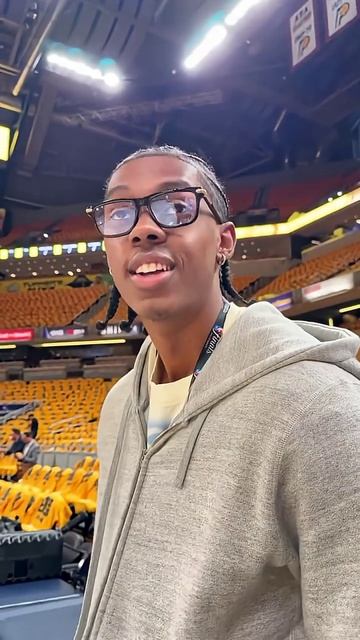 Jalen Williams didn’t know his brother Cody would be courtside as a Media Correspondent!