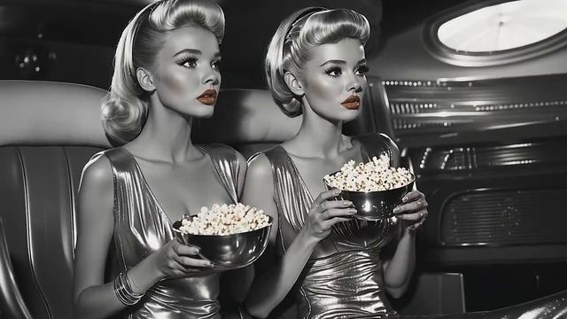 Futures of The Past - Monaco Royale - 1960s Sci-Fi - AI Microfilm
