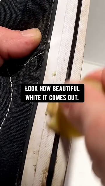 How to Clean Shoes with a Potato  creative explained
