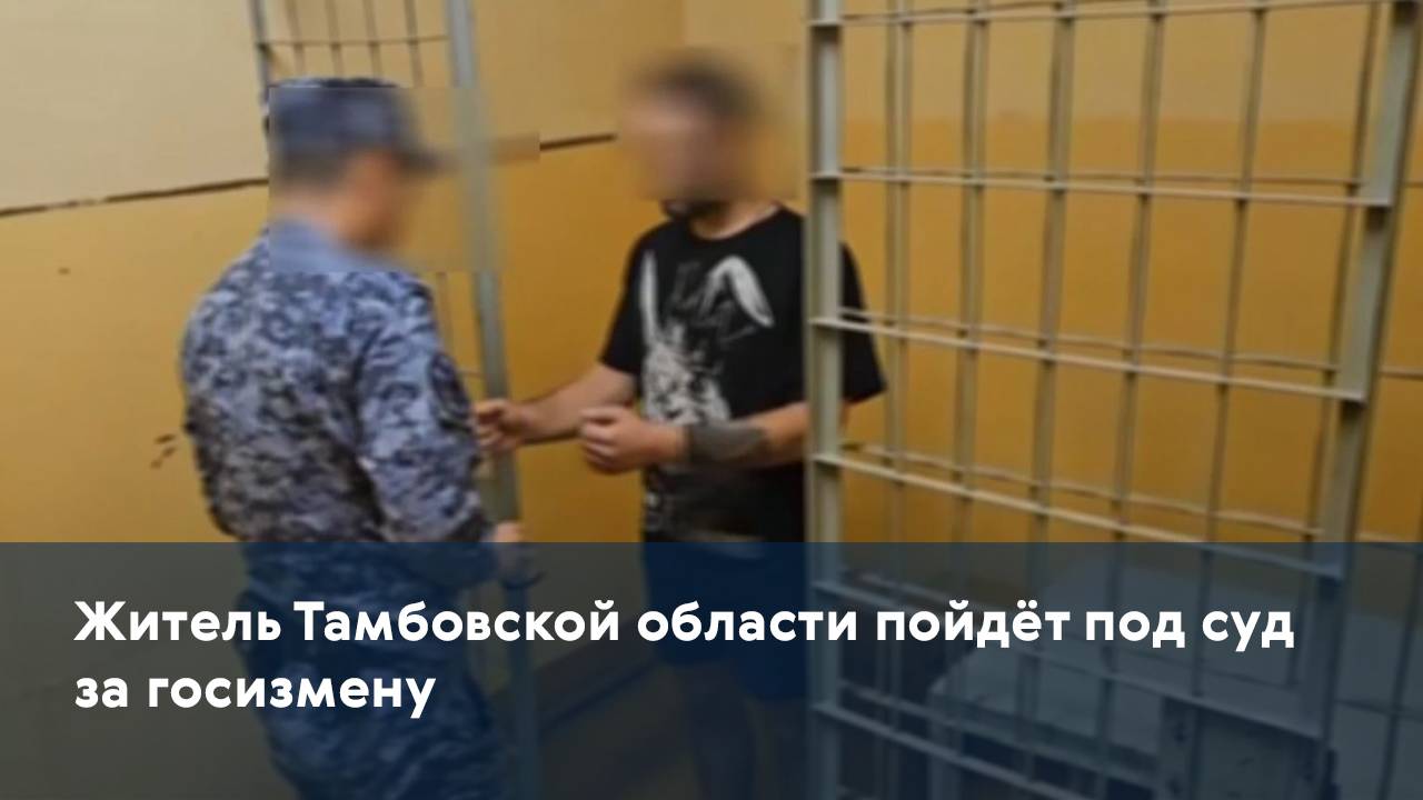 Житель Тамбовской области пойдёт под суд за госизмену