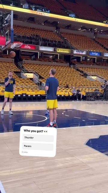 Haliburton warms up ahead of a PIVOTAL Game 6! #NBAFinals