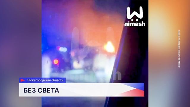 Крупный пожар произошёл этой ночью на строительной базе в садовом товариществе «Луч»