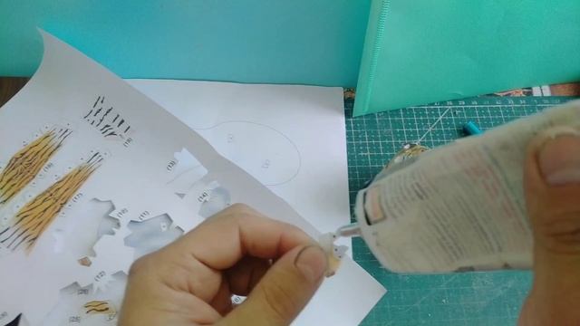 ТиГр из бумаги своими руками.