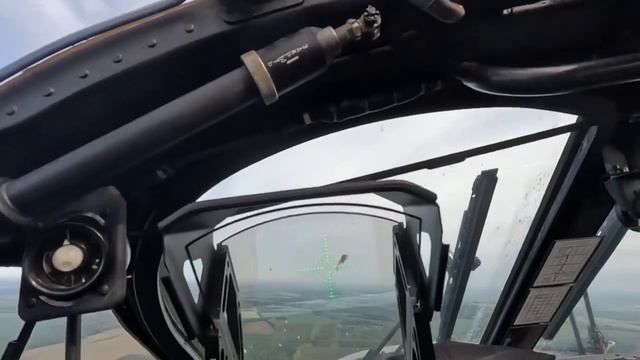 Перехват украинского БпЛА-камикадзе огнём 30-мм пушки Ка-52