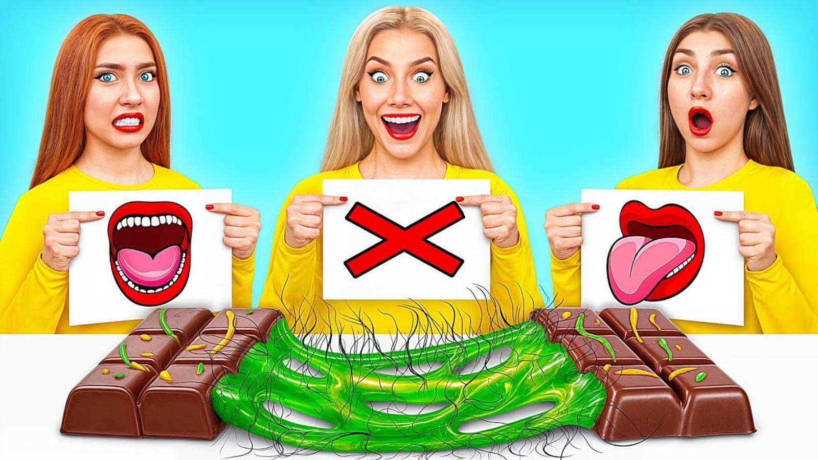 Откуси Лизни или Ничего Челлендж | Съедобная Битва