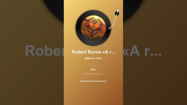 Robert Burns «A red red Rose» 17