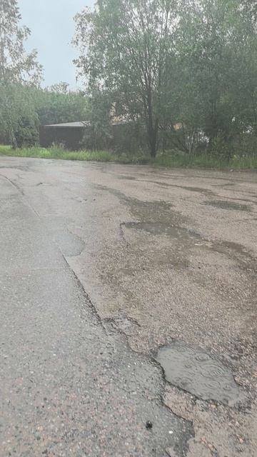 приехала на дачу,тут дождик ☔
