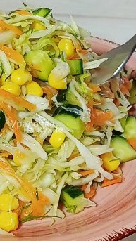 Готовлю каждый день! Мой дежурный салат из капусты! ОЧЕНЬ ВКУСНЫЙ и простой рецепт!