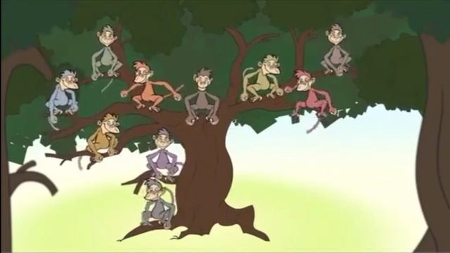 Ten little monkeys