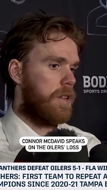 Connor McDavid Speaks On Oilers Loss